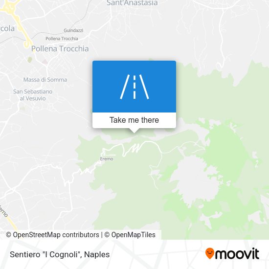 Sentiero "I Cognoli" map