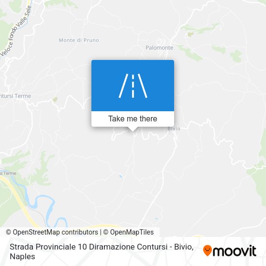 Strada Provinciale 10 Diramazione Contursi - Bivio map