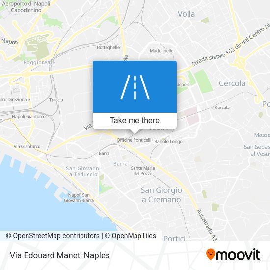 Via Edouard Manet map