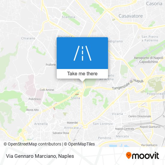 Via Gennaro Marciano map