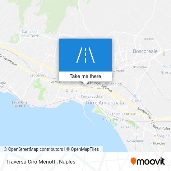 Traversa Ciro Menotti map