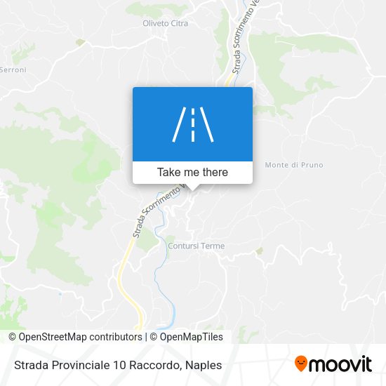 Strada Provinciale 10 Raccordo map