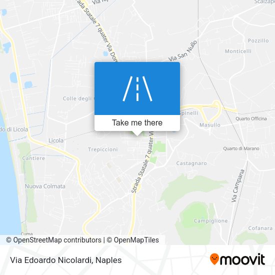 Via Edoardo Nicolardi map