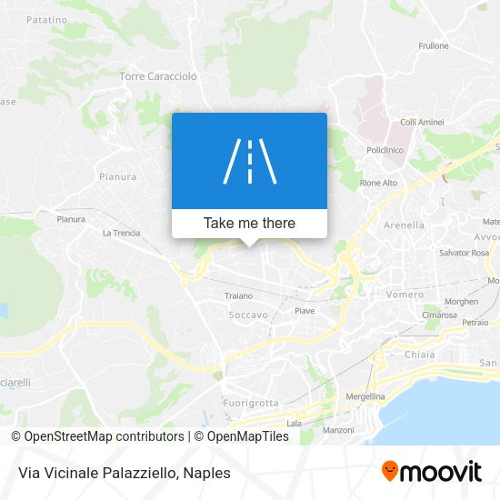 Via Vicinale Palazziello map