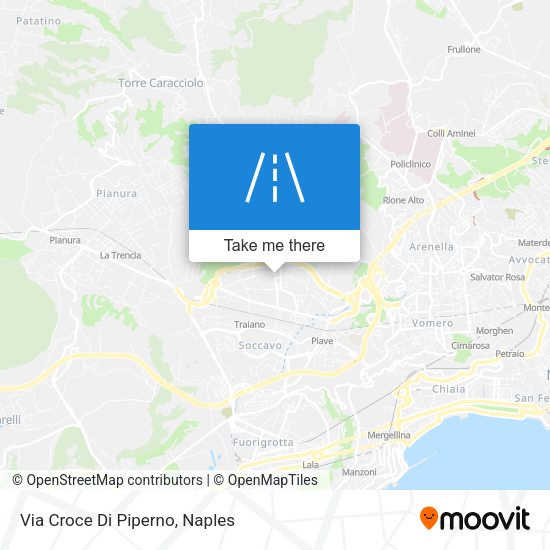 Via Croce Di Piperno map