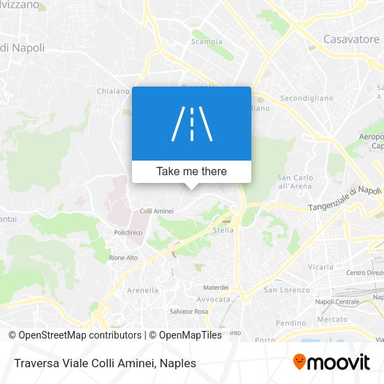 Traversa Viale Colli Aminei map