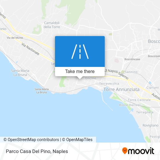Parco Casa Del Pino map
