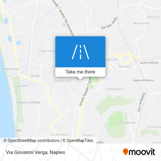Via Giovanni Verga map
