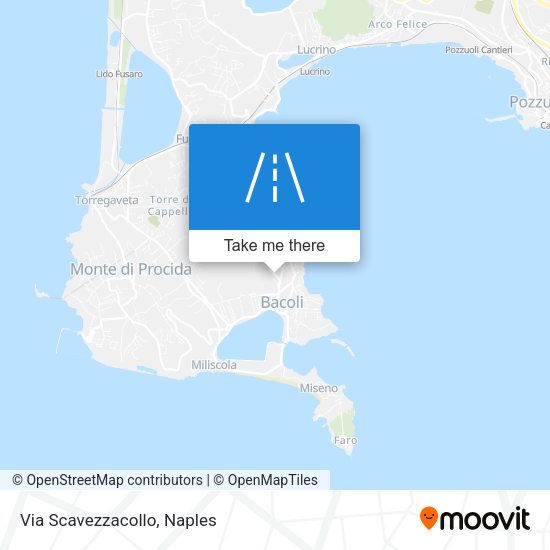 Via Scavezzacollo map