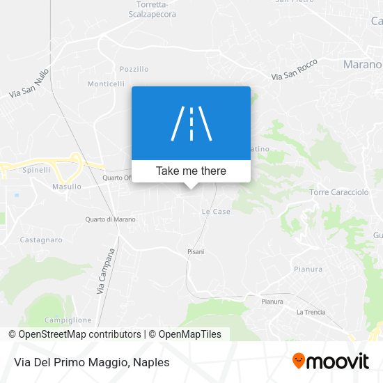 Via Del Primo Maggio map