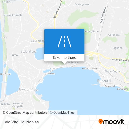 Via Virgillio map