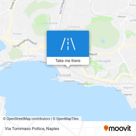 Via Tommaso Pollice map