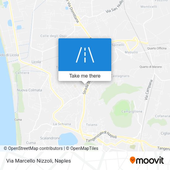 Via Marcello Nizzoli map