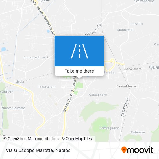 Via Giuseppe Marotta map