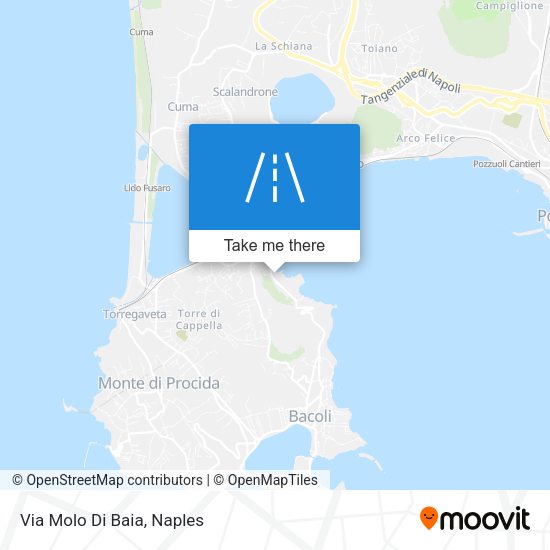 Via Molo Di Baia map