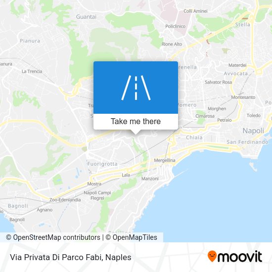 Via Privata Di Parco Fabi map