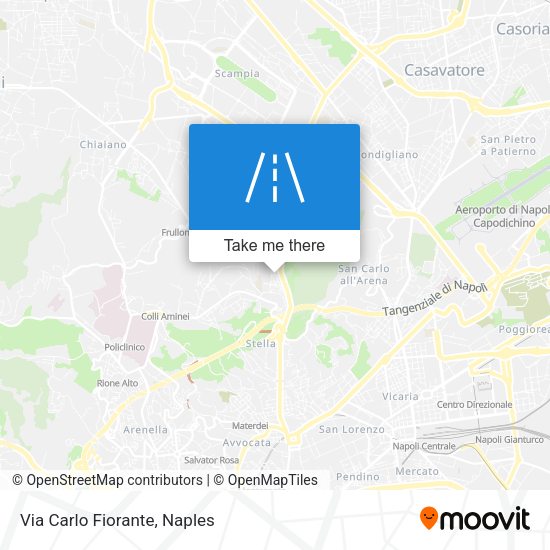 Via Carlo Fiorante map
