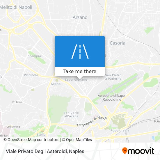 Viale Privato Degli Asteroidi map