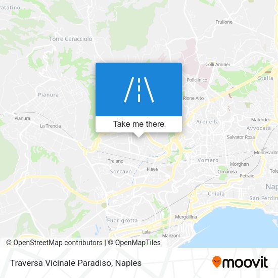 Traversa Vicinale Paradiso map