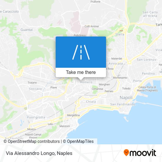 Via Alessandro Longo map