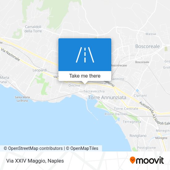 Via XXIV Maggio map