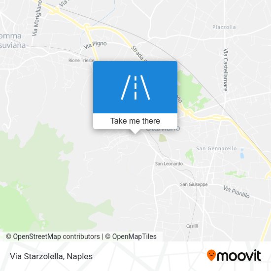 Via Starzolella map