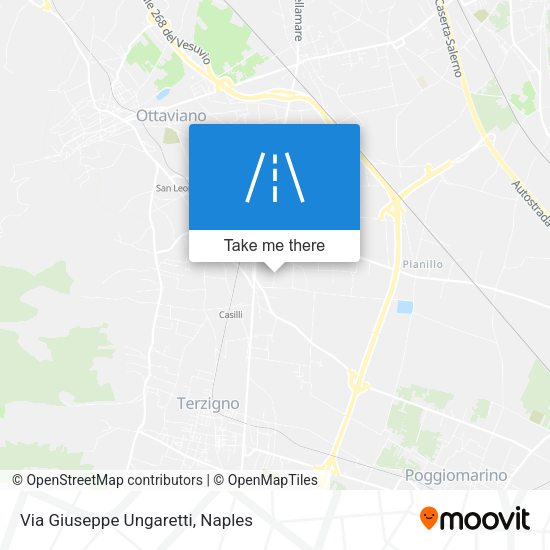 Via Giuseppe Ungaretti map