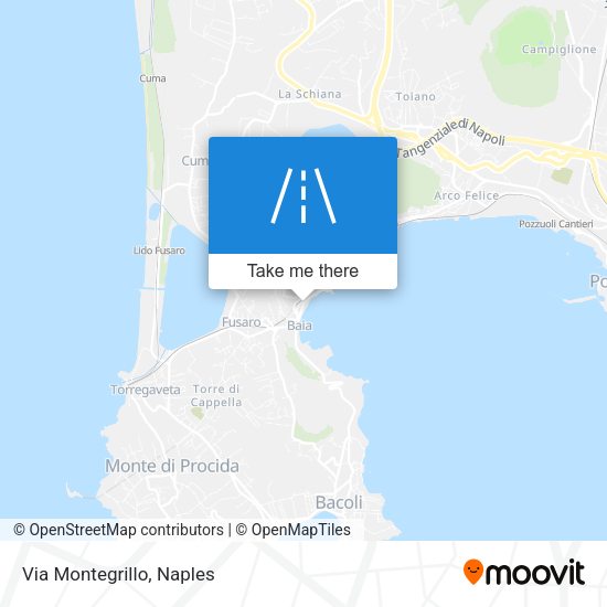 Via Montegrillo map