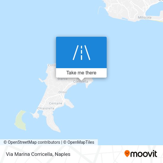 Via Marina Corricella map
