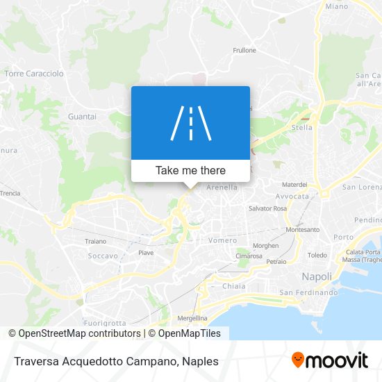 Traversa Acquedotto Campano map