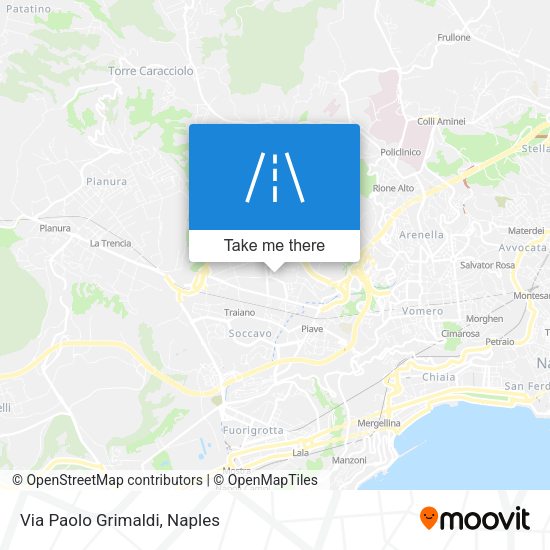 Via Paolo Grimaldi map