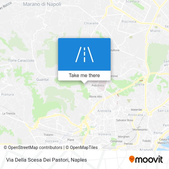 Via Della Scesa Dei Pastori map