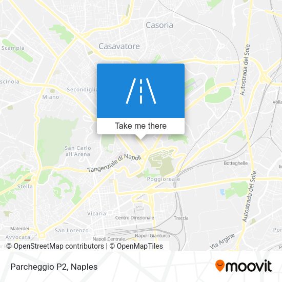 Parcheggio P2 map