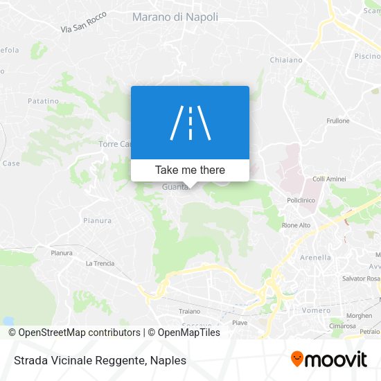 Strada Vicinale Reggente map