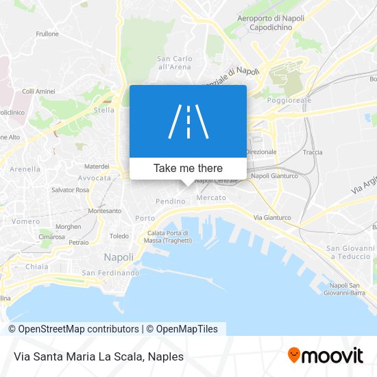 Via Santa Maria La Scala map