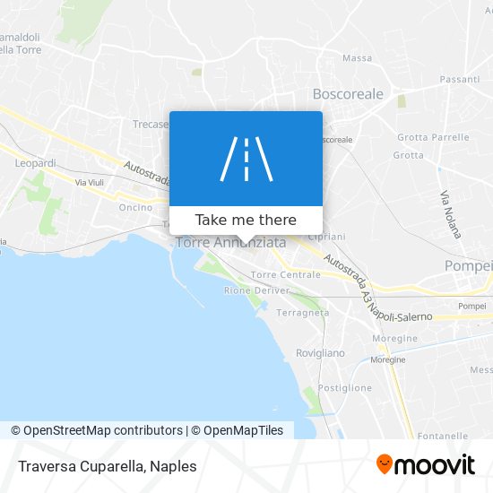 Traversa Cuparella map