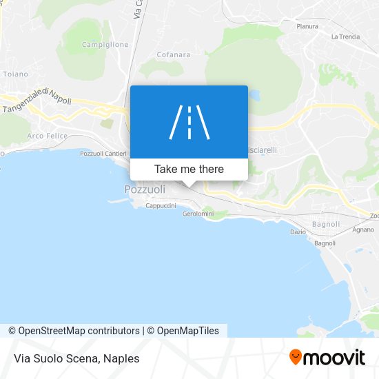 Via Suolo Scena map