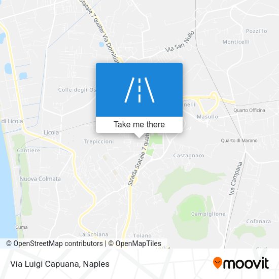 Via Luigi Capuana map