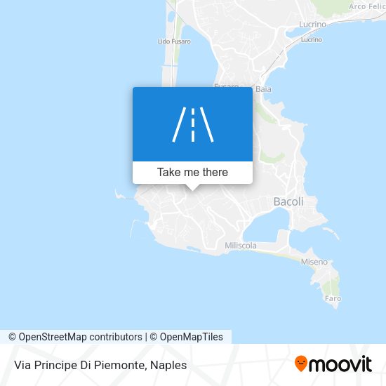 Via Principe Di Piemonte map