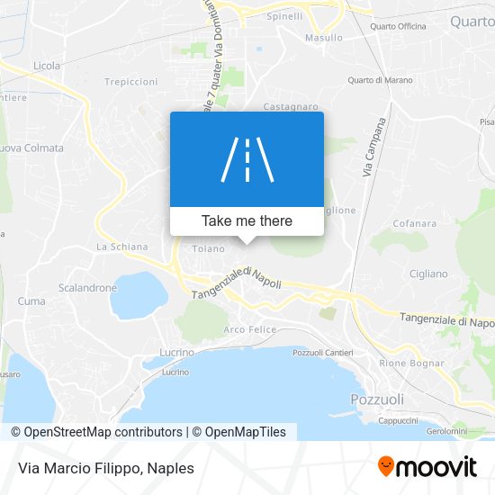 Via Marcio Filippo map