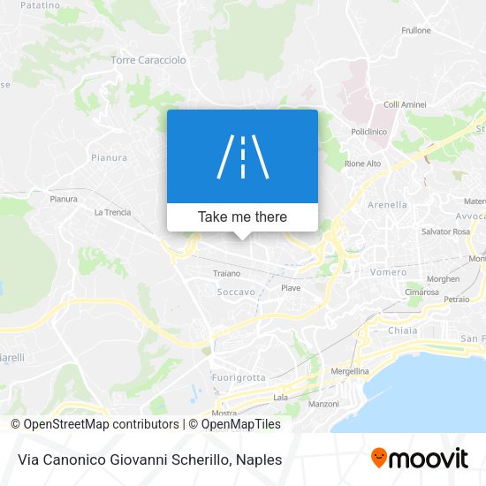 Via Canonico Giovanni Scherillo map