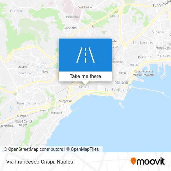 Via Francesco Crispi map