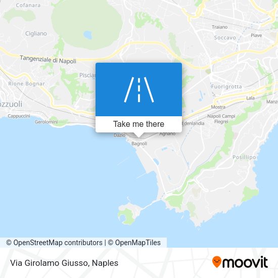 Via Girolamo Giusso map