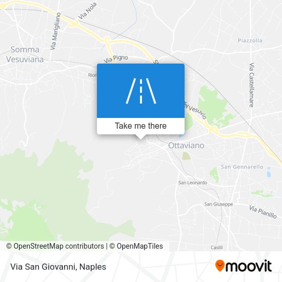 Via San Giovanni map