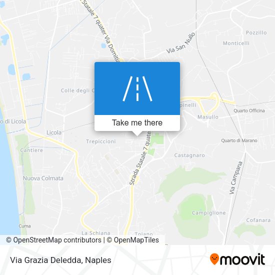 Via Grazia Deledda map