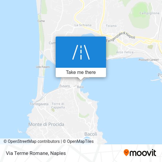 Via Terme Romane map