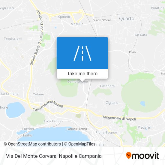 Via Del Monte Corvara map