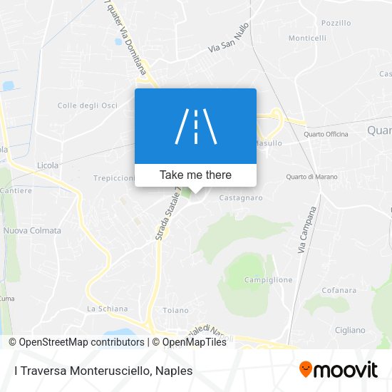 I Traversa Monterusciello map