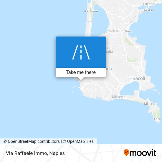 Via Raffaele Immo map