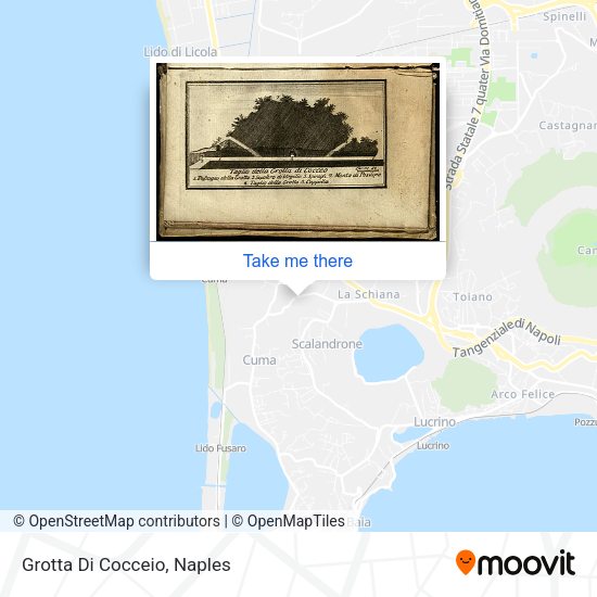 Grotta Di Cocceio map